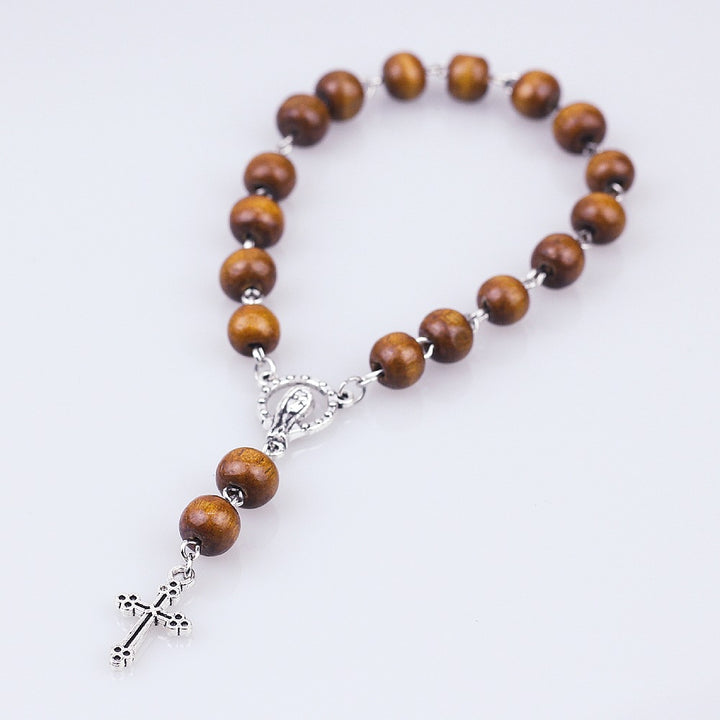 Crucifix Pine Beads Baptism/Prayer Strings - image 2