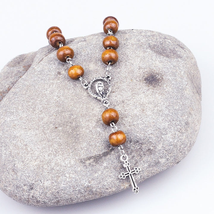 Crucifix Pine Beads Baptism/Prayer Strings - image 3