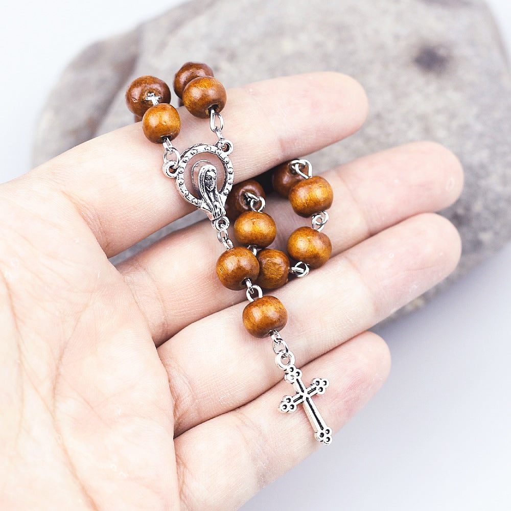 Crucifix Pine Beads Baptism/Prayer Strings - image 4