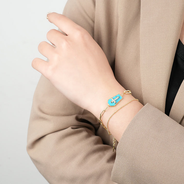 Christianartworkshop Holy Father Blessed Shield Cross Bracelet - image 2