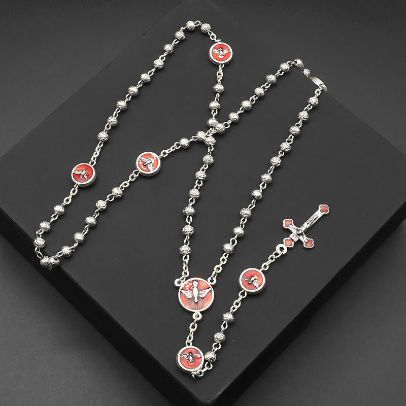 Christianartworkshop Enamel Holy Spirit Catholic Rosary - Holy Spirit - image 1