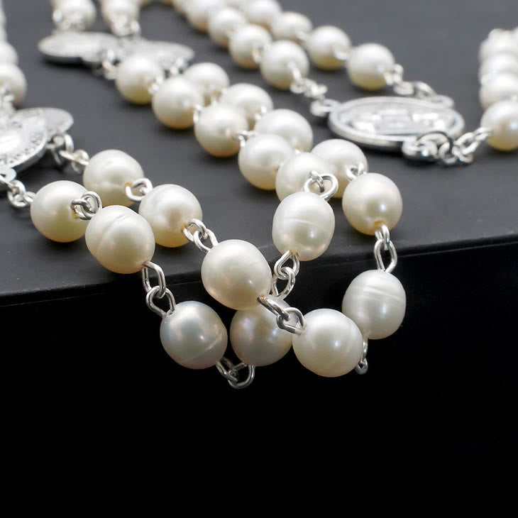 Christianartworkshop The Four Temples Of Christ Mother-of-Pearl Rosary - image 5