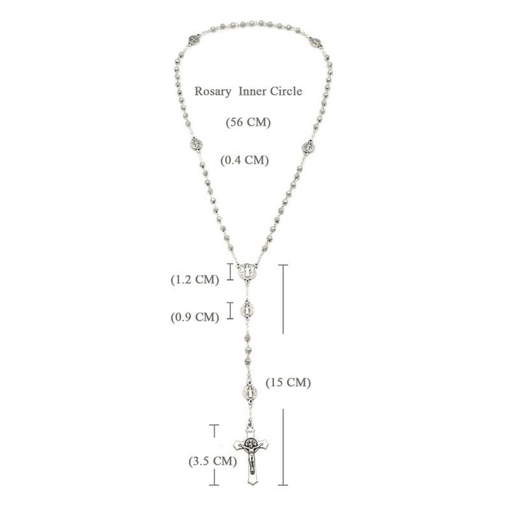 Christianartworkshop St. Benedict Alloy Refined Rosary - image 6