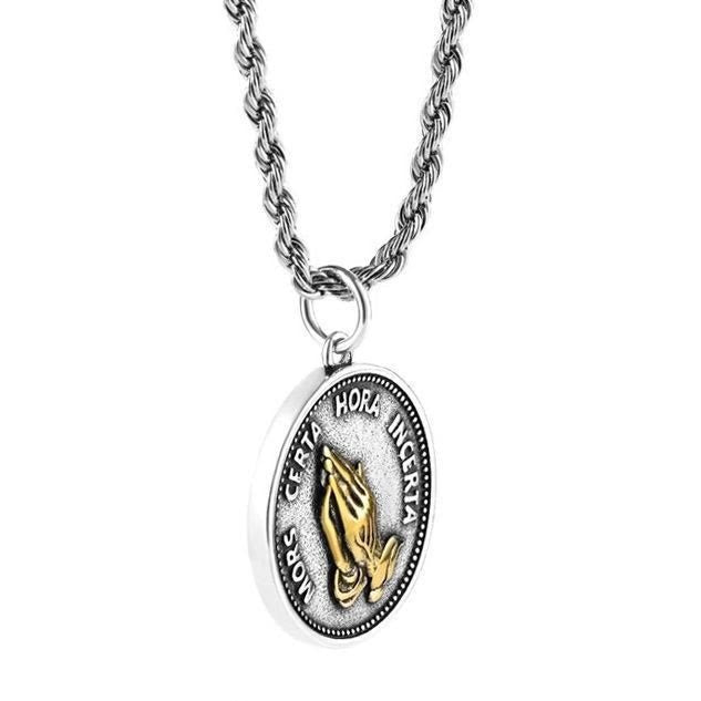 Christianartworkshop Cubic Praying Hands Charm Necklace - image 6