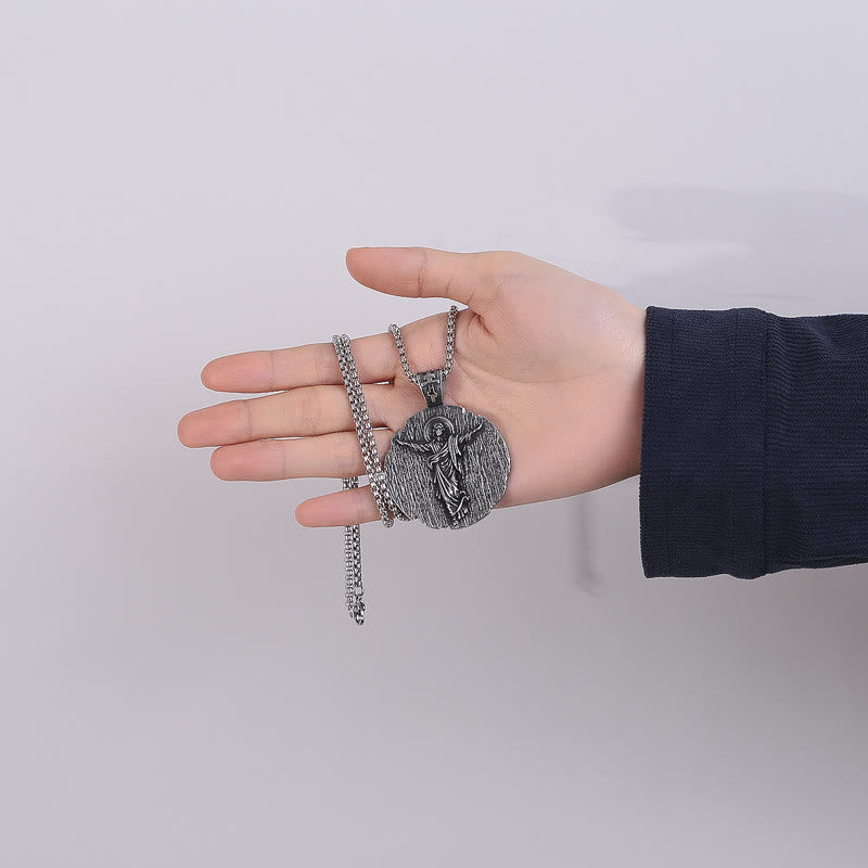 Christianartworkshop Holy Jesus Quality Titanium Necklace - image 2