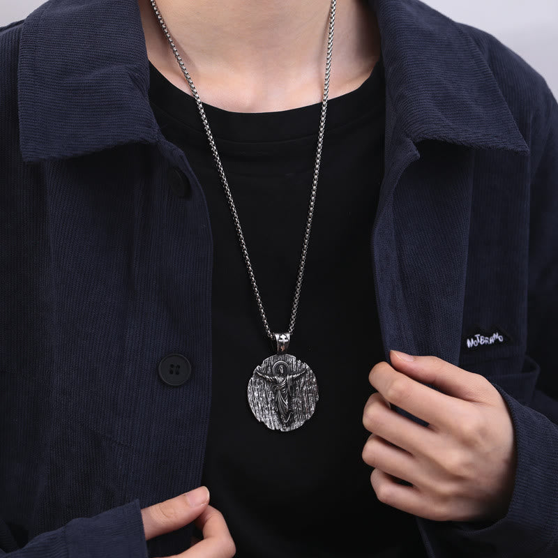 Christianartworkshop Holy Jesus Quality Titanium Necklace - image 3