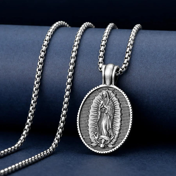Christianartworkshop Our Lady of Guadalupe Virgin Mary Necklace - image 4