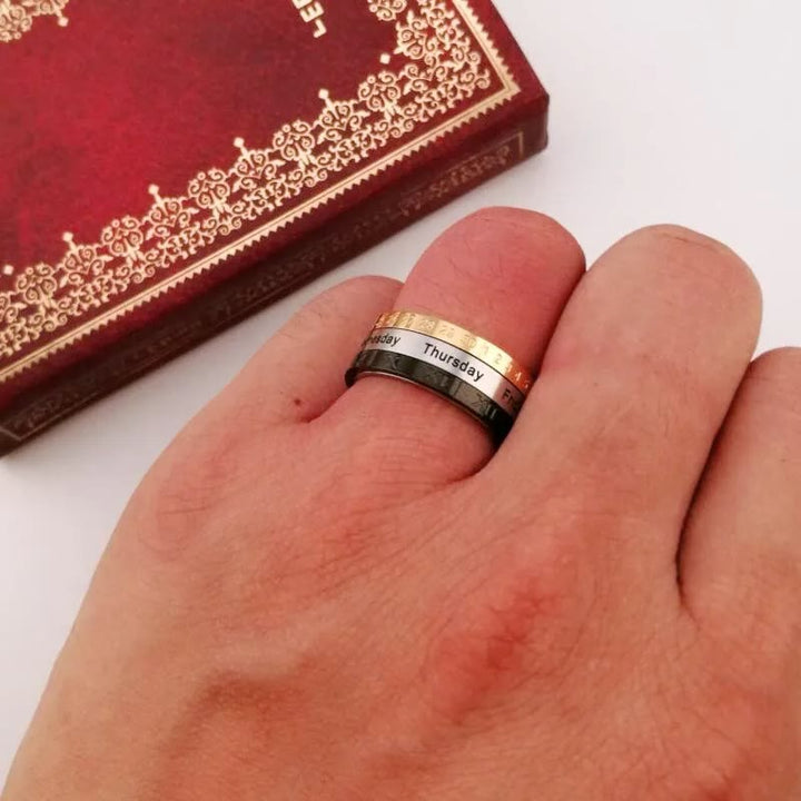 Christianartworkshop "The Genesis" Time and Date Ring: God's Seven Days of Creation  - image 5