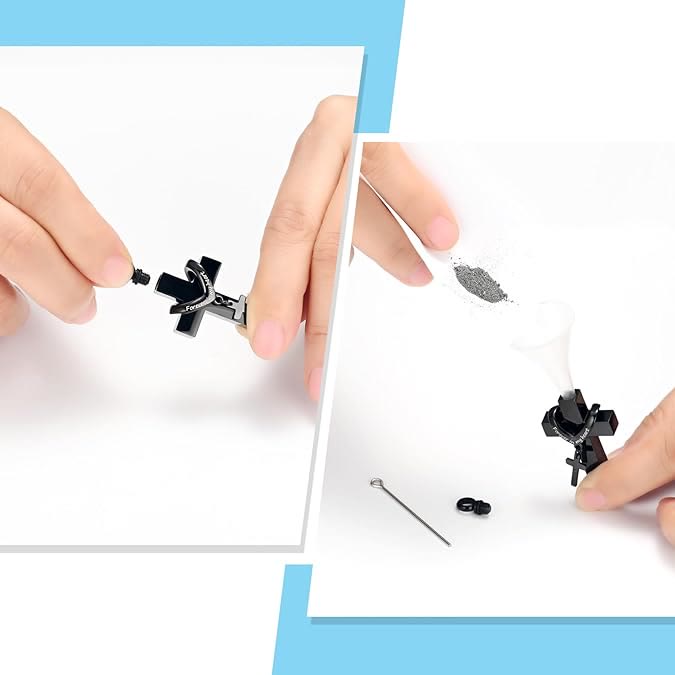 Christianartworkshop 12 Months Birthstone Double Cross Ashes Urn Pendant Necklace - image 4