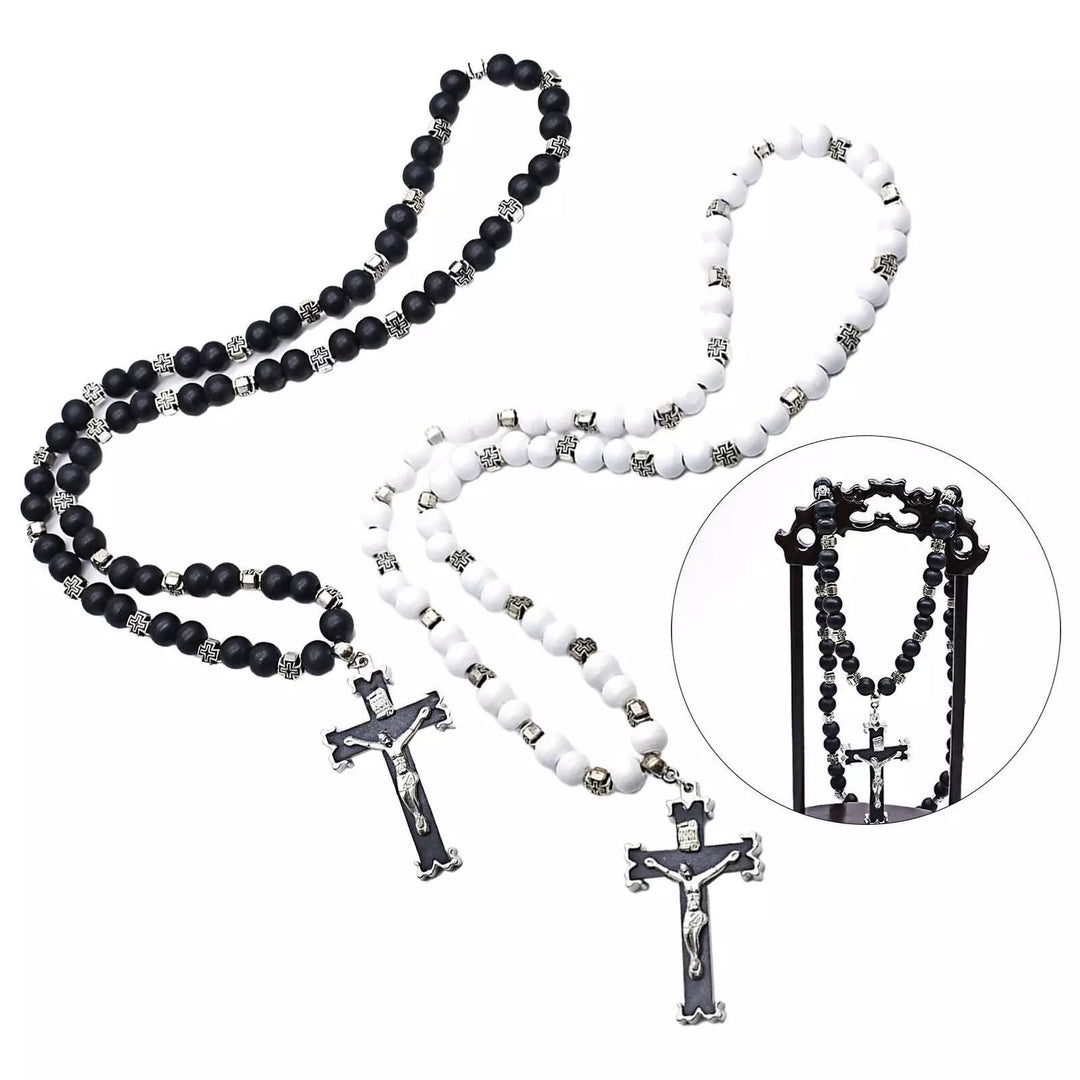Christianartworkshop Crucifix Juses Pendant Prayer Necklace - image 5