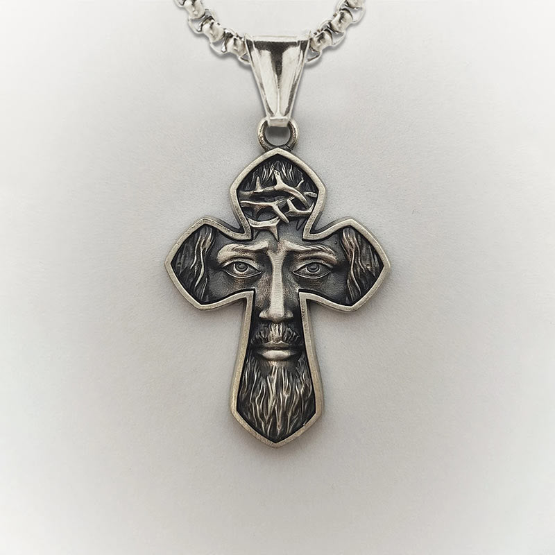Christianartworkshop Jesus Cross Silver Handmade Christian Pendant Necklace - image 4