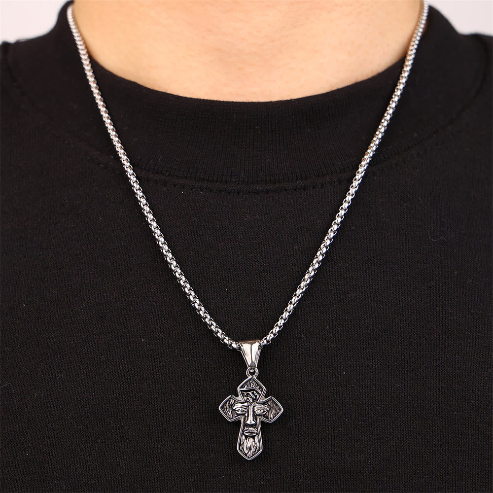 Christianartworkshop Jesus Cross Silver Handmade Christian Pendant Necklace - image 5
