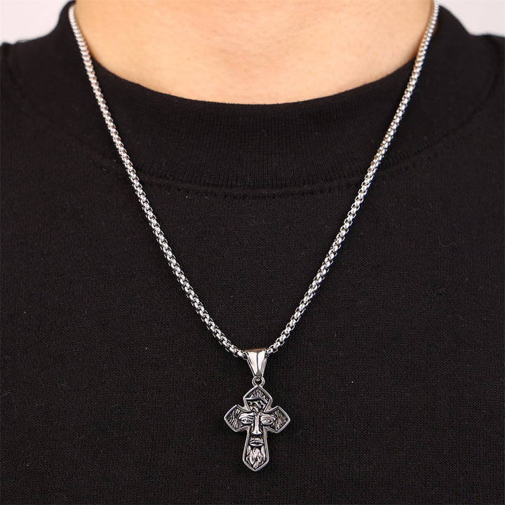 Christianartworkshop Jesus Cross Silver Handmade Christian Pendant Necklace - image 5
