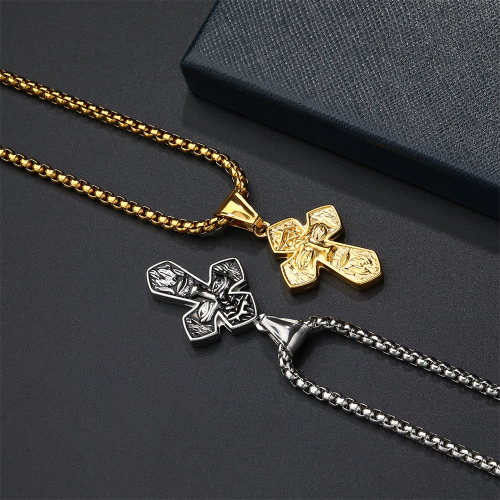 Christianartworkshop Jesus Cross Silver Handmade Christian Pendant Necklace - image 11