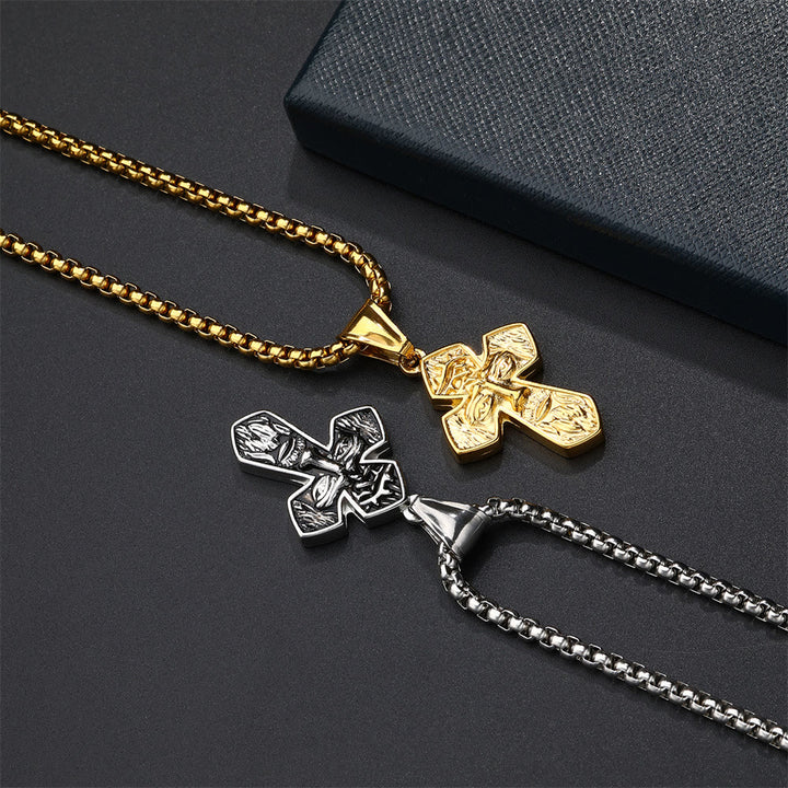 Christianartworkshop Jesus Cross Silver Handmade Christian Pendant Necklace - image 11