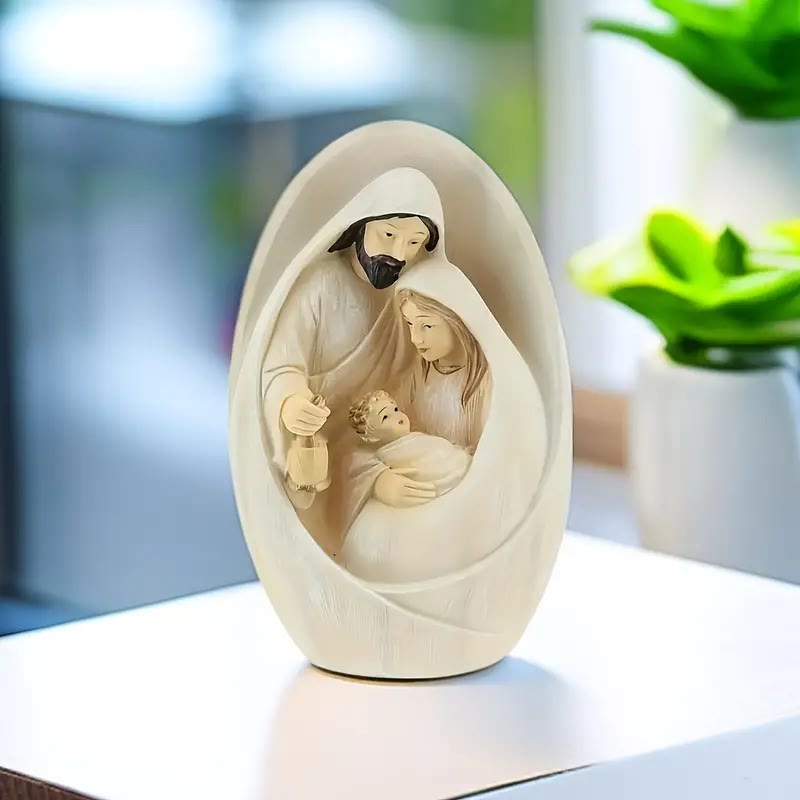 Nativity Ornament Joseph, Mary and Baby Jesus Religion Collection - image 2