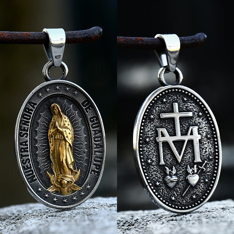 Christianartworkshop The Patron Saint: Our Lady of Guadalupe Necklace - image 6
