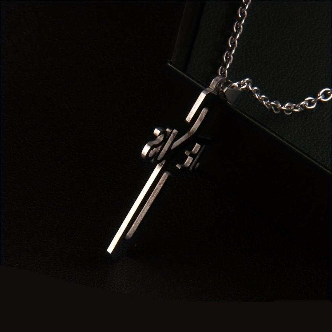 Christianartworkshop Jesus Christ Cross Chain Stainless Steel Necklace - image 3