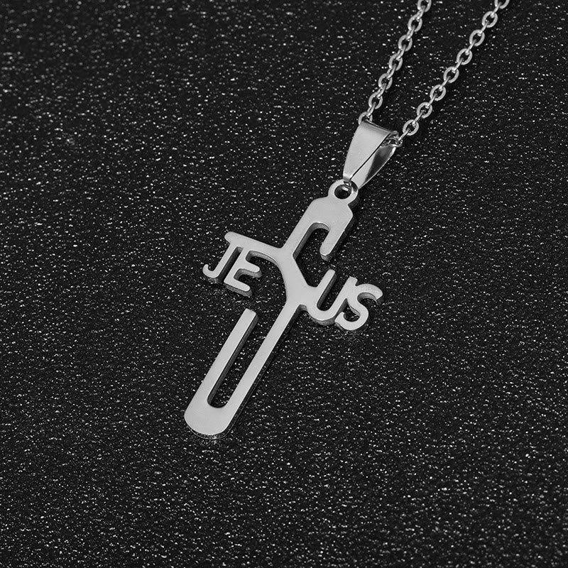 Christianartworkshop Jesus Christ Cross Chain Stainless Steel Necklace - image 5
