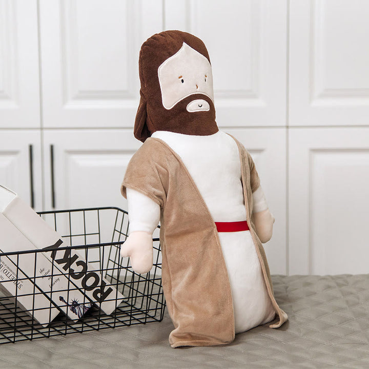 Cartoon Jesus Doll Plush Jesus Headrest Pillow - image 2