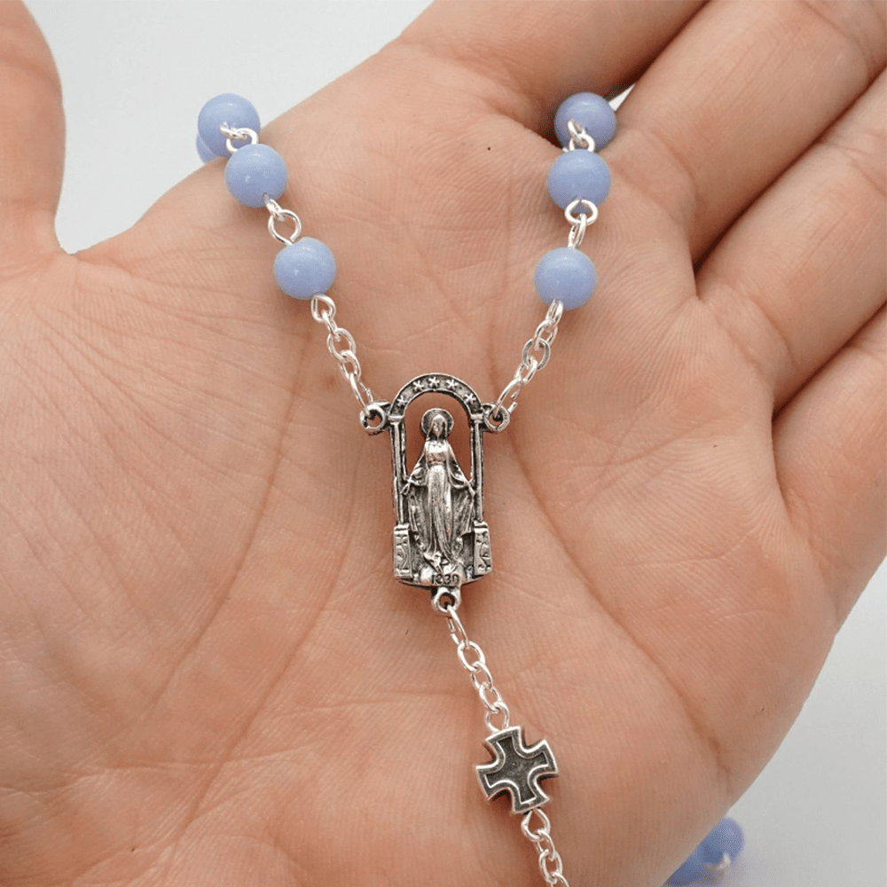 Christianartworkshop Luminous Beads Christian Prayer Rosary - image 3