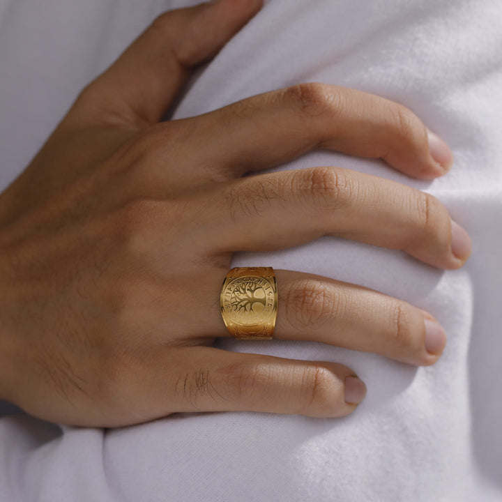 Christianartworkshop Tree of Life Bird Guardian Ring - image 3