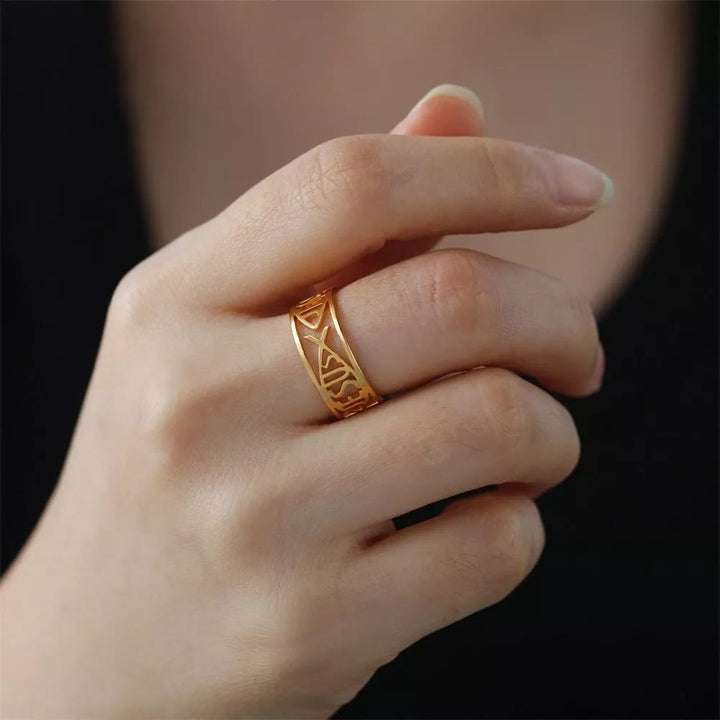 Christianartworkshop Jesus Fish Skeleton Titanium Religion Ring - image 4