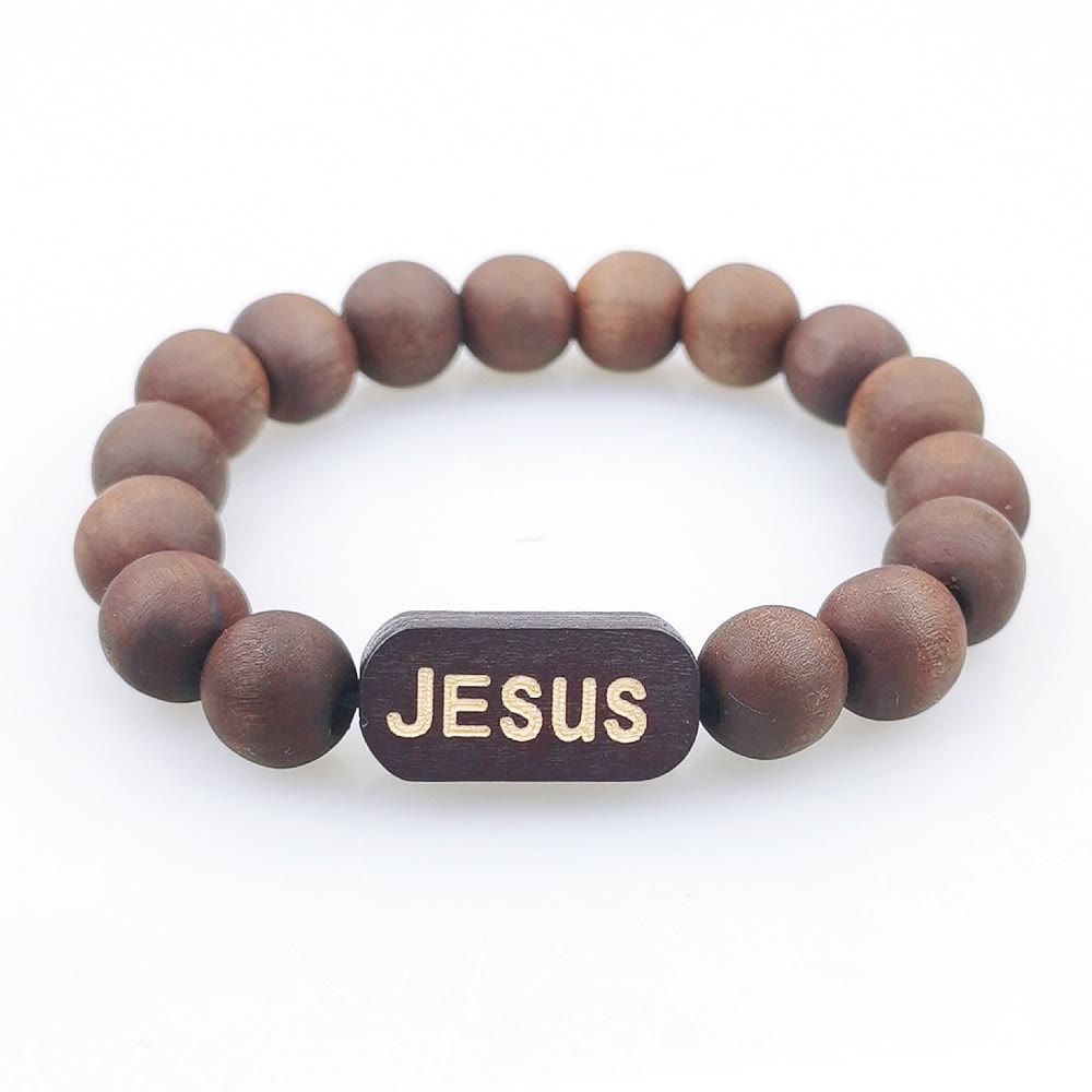 Christianartworkshop Jesus Wooden Bracelet  Jewelry Gifts - image 3