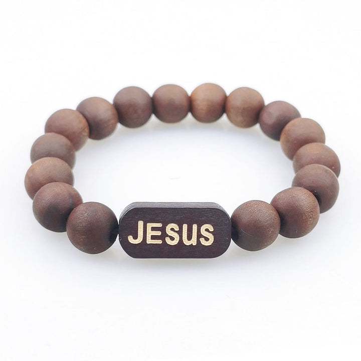 Christianartworkshop Jesus Wooden Bracelet  Jewelry Gifts - image 3