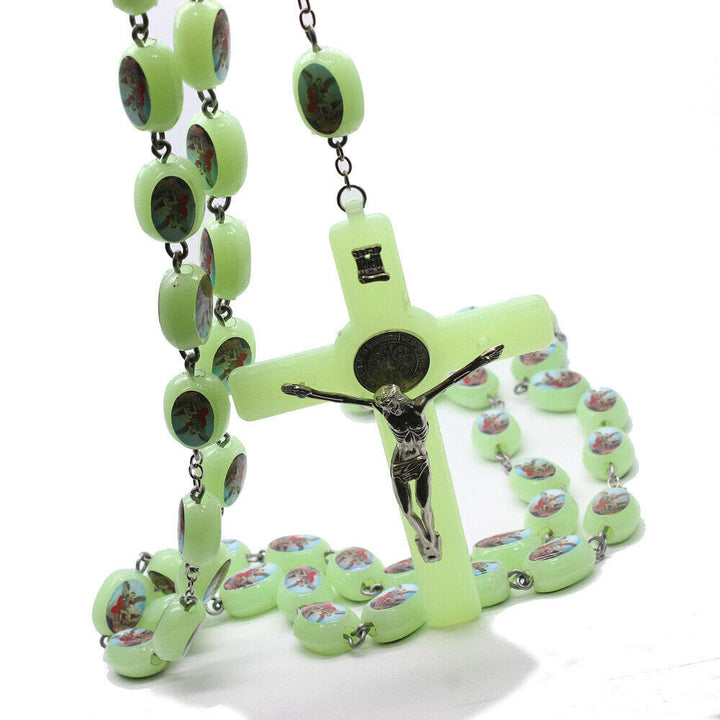 Glow in The Dark Luminous Prayer Beads Rosary - image 3