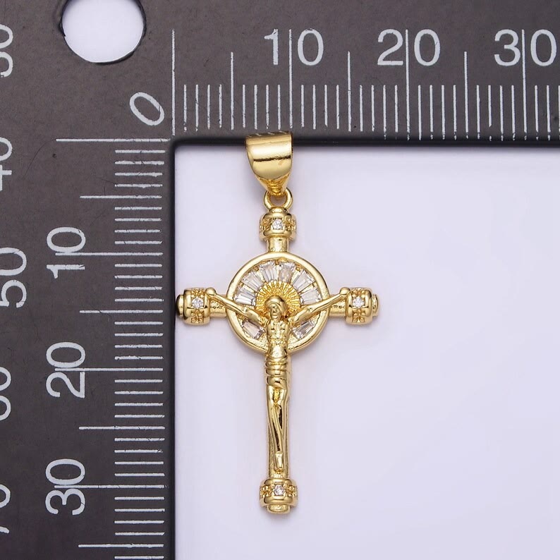 Christianartworkshop Jesus Cross Crucifix Christian Faith Necklace - image 7