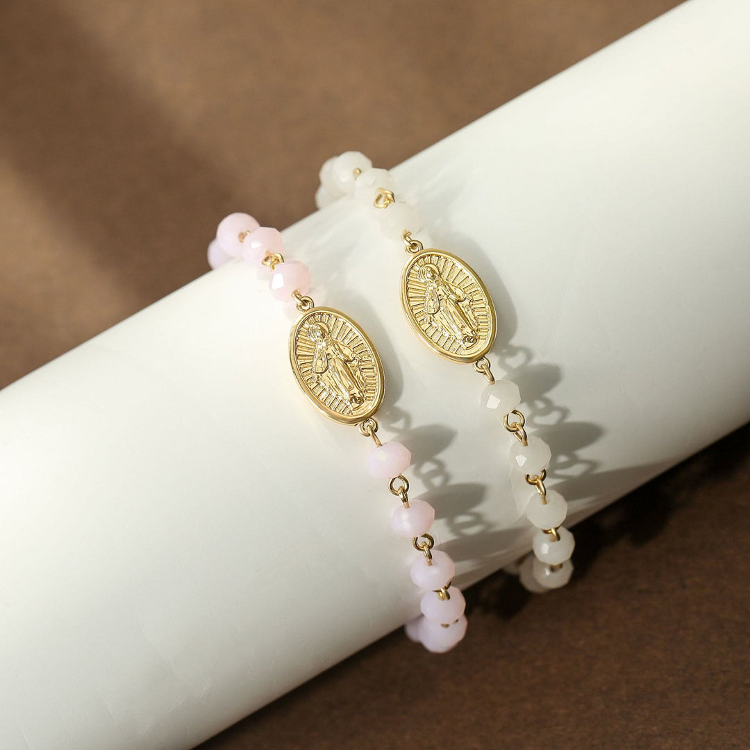 Christianartworkshop Crafted Miraculous Virgin Mary Charm Bracelet - image 8