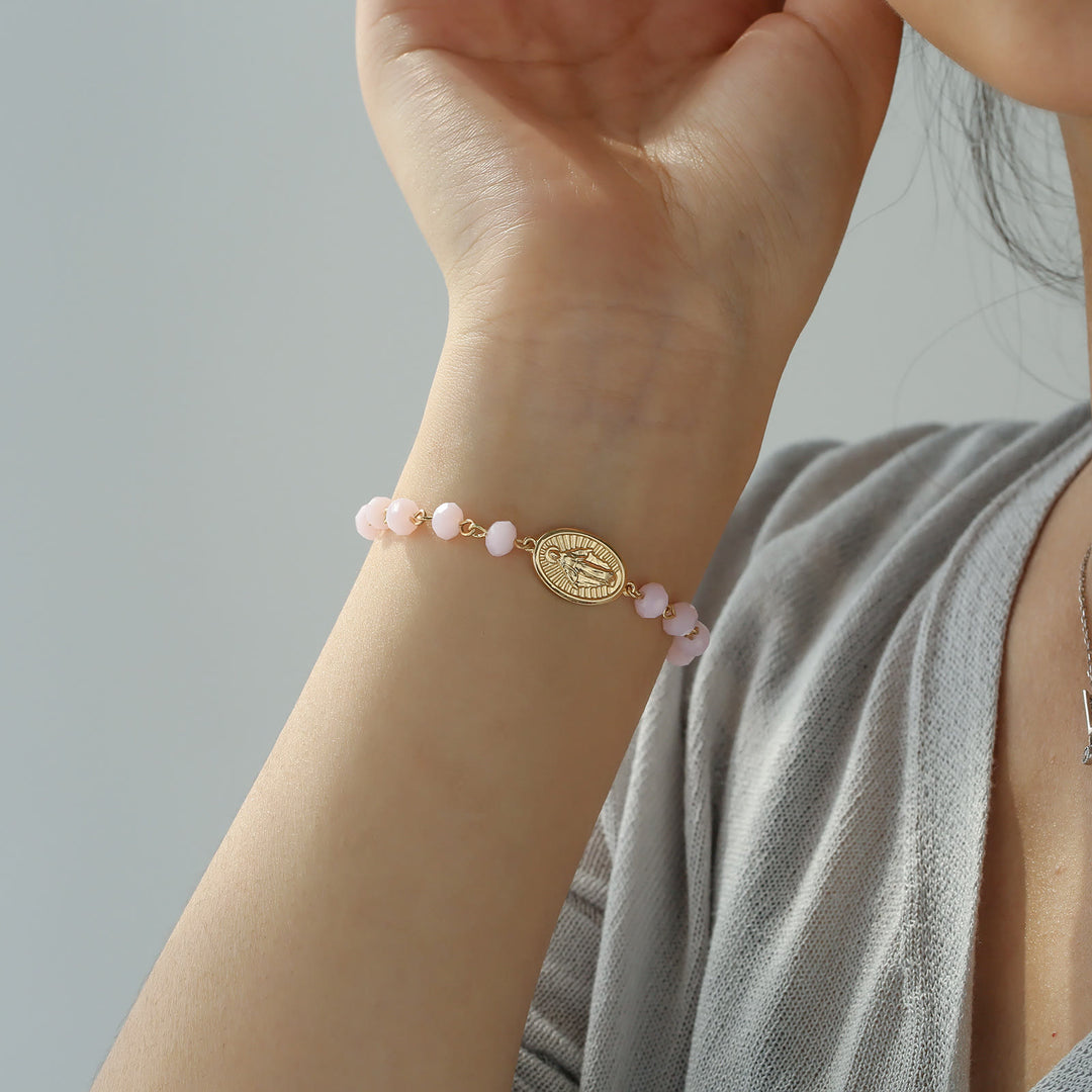 Christianartworkshop Crafted Miraculous Virgin Mary Charm Bracelet - image 7