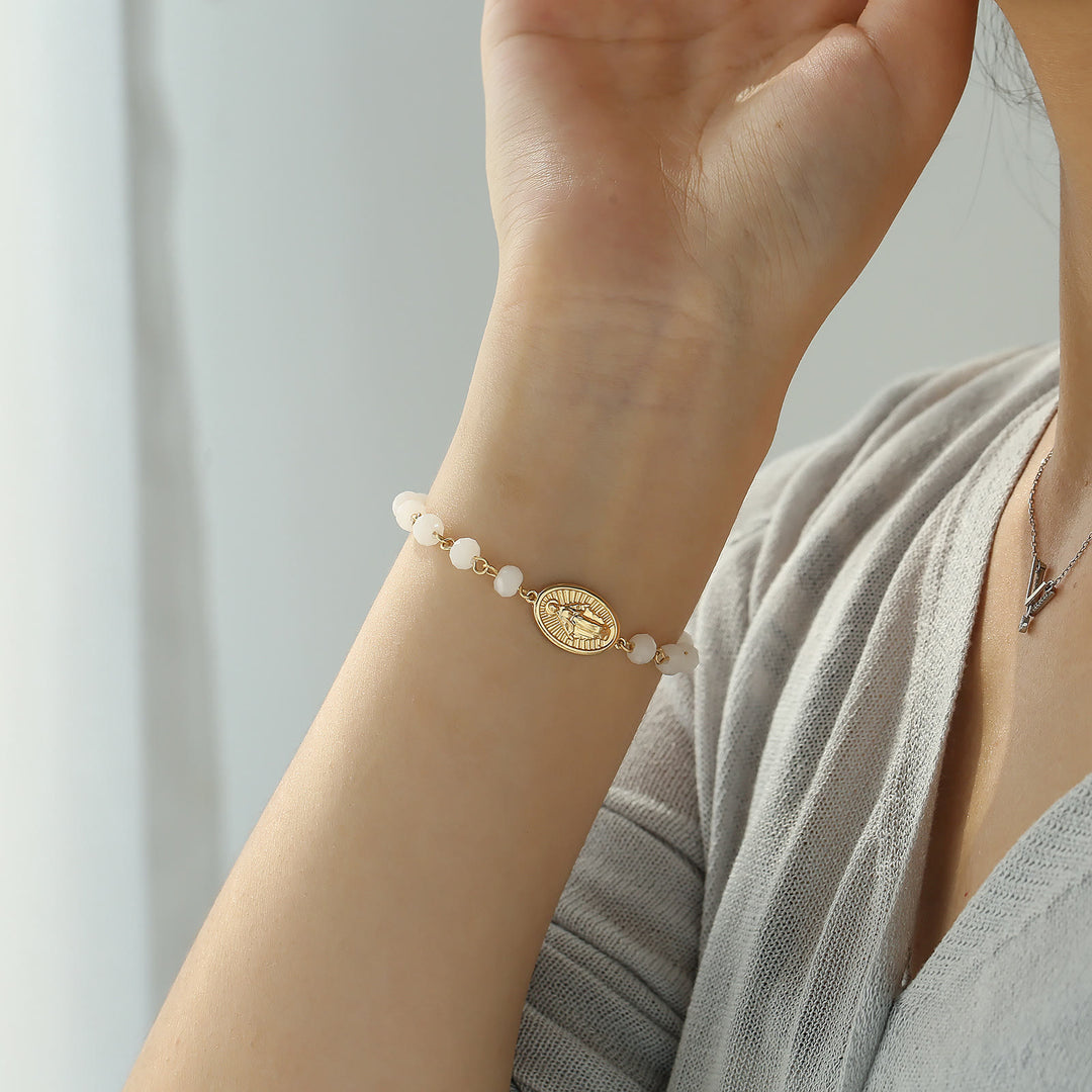 Christianartworkshop Crafted Miraculous Virgin Mary Charm Bracelet - image 14