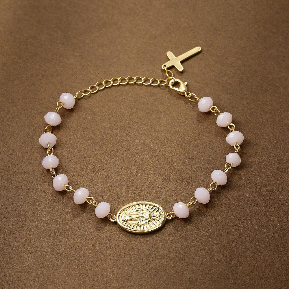 Christianartworkshop Crafted Miraculous Virgin Mary Charm Bracelet - image 2