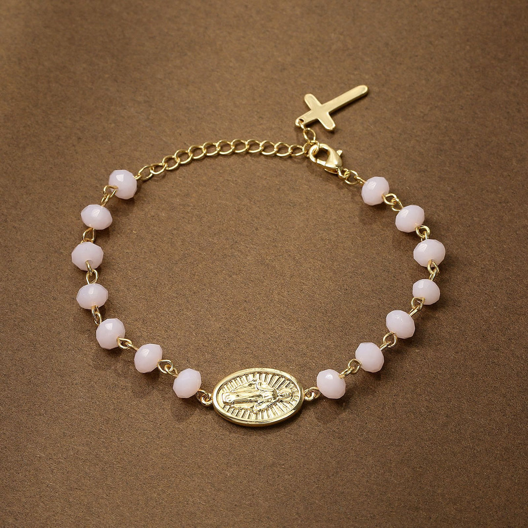 Christianartworkshop Crafted Miraculous Virgin Mary Charm Bracelet - image 2
