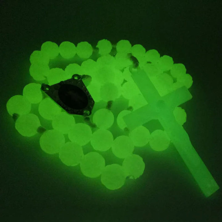 Luminous Hanging Decorative Cross Wall Rosary - image 3