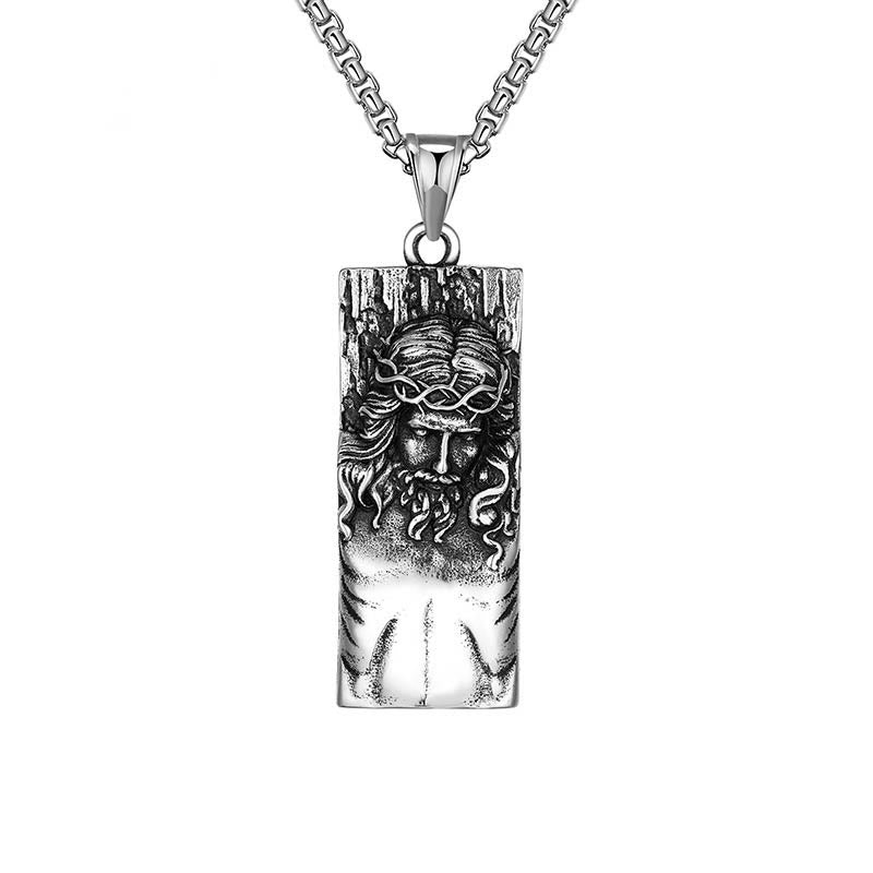 Christianartworkshop Jesus Shield Amulet Religion Necklace - image 5