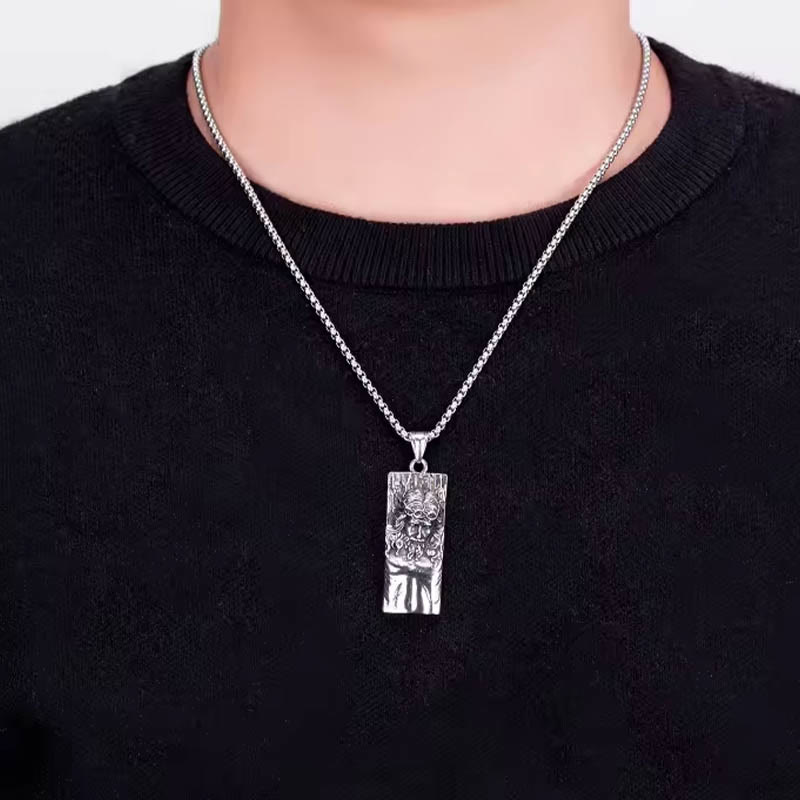 Christianartworkshop Jesus Shield Amulet Religion Necklace - image 3