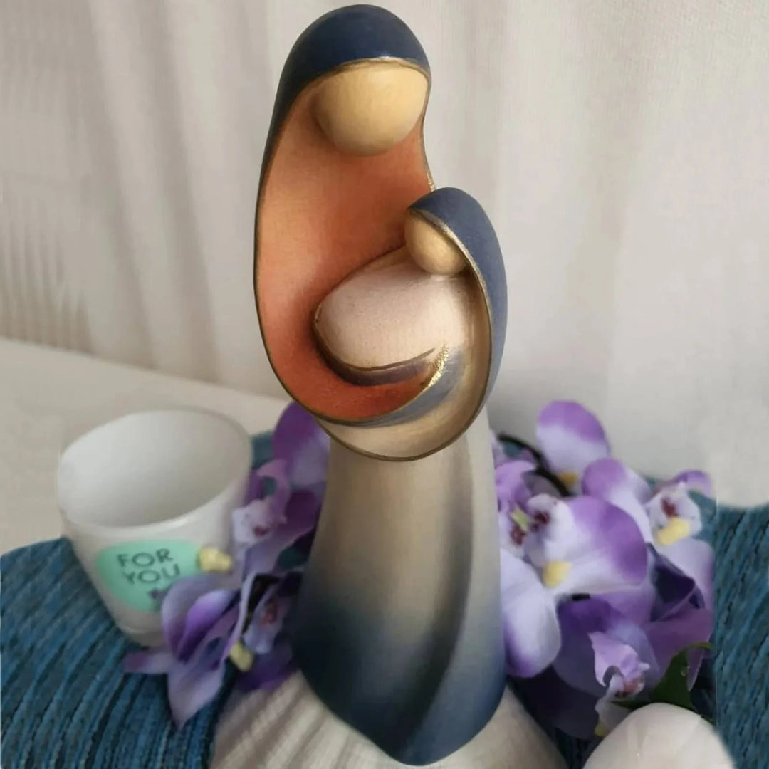 Christianartworkshop Holy Family Nativity Figurine-Virgin and Child - Baby Jesus & Mary - image 0