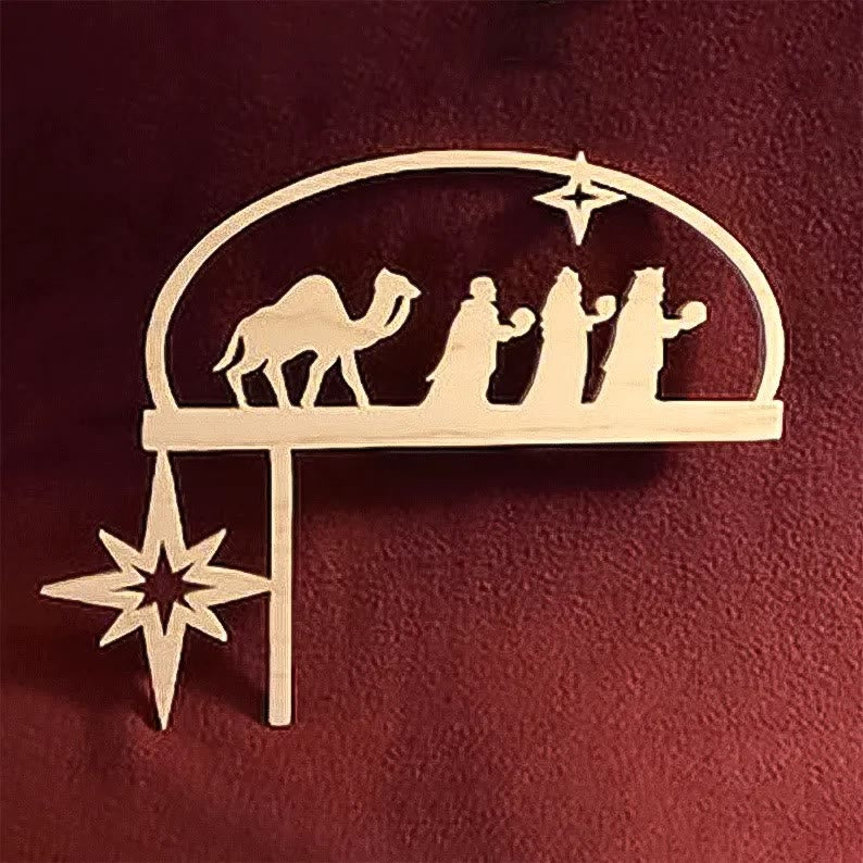 Christianartworkshop Nativity Scene Ornament Door Frame - B - image 2