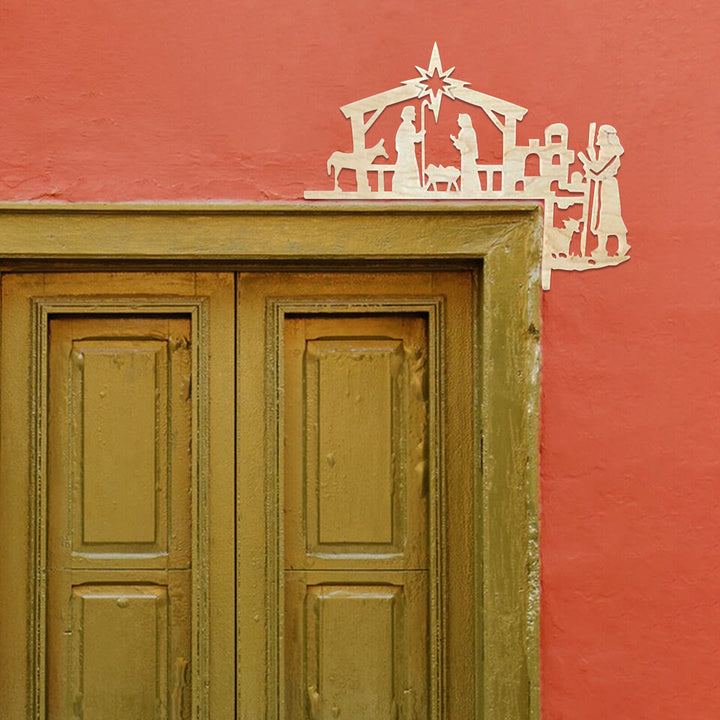 Christianartworkshop Nativity Scene Ornament Door Frame - image 3