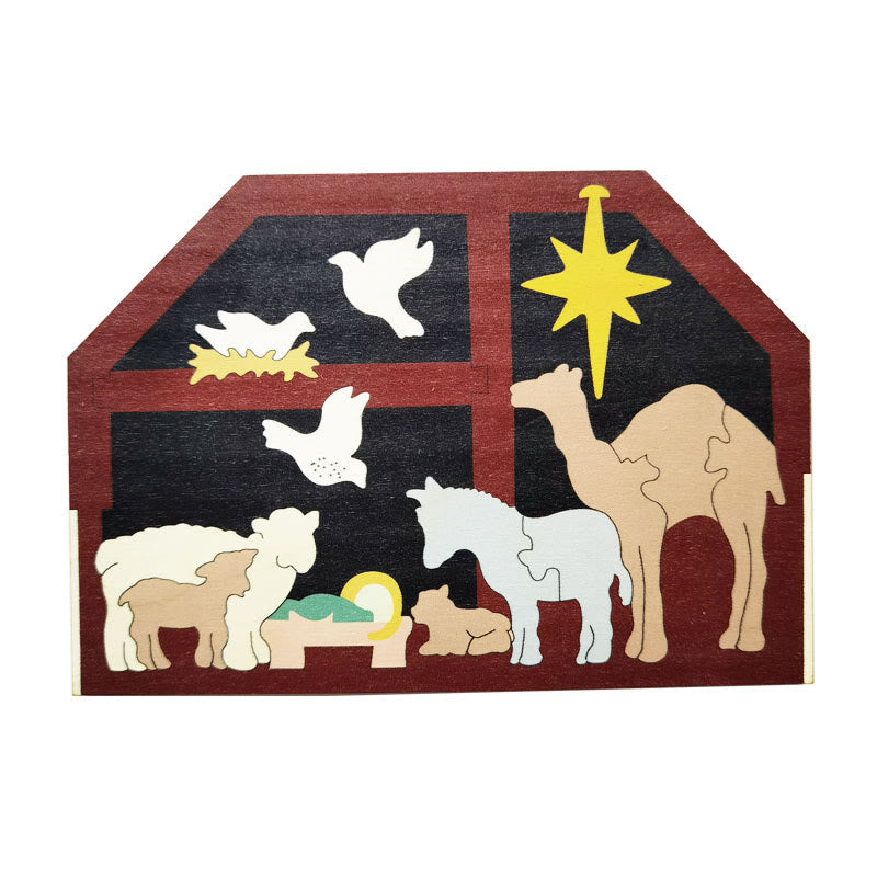 Manger Nativity Wooden Puzzle - image 3