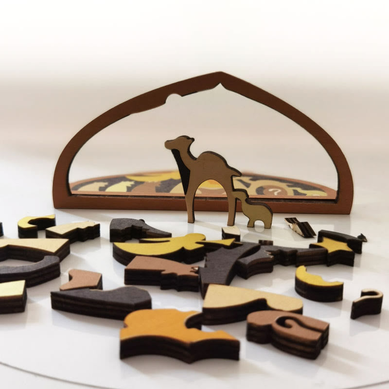 Manger Nativity Wooden Puzzle - image 1