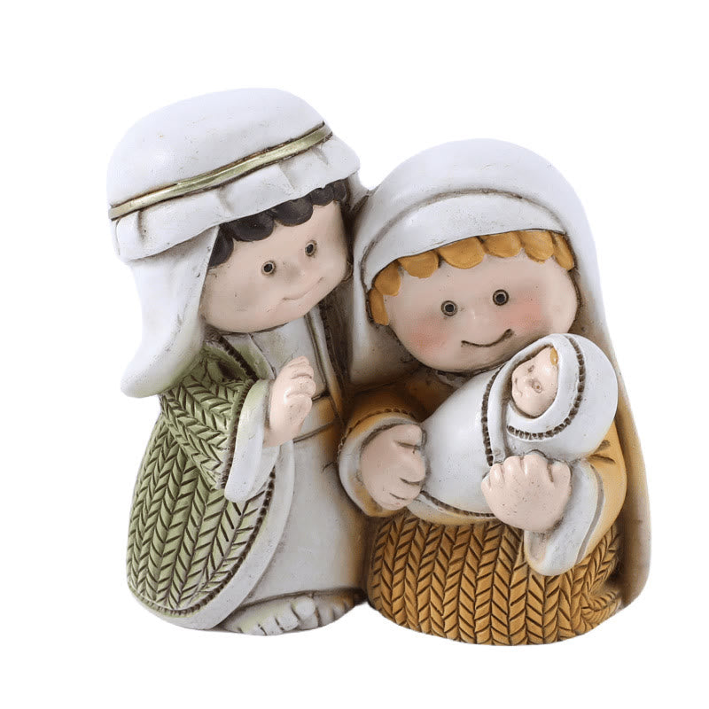 Christianartworkshop Nativity Holy Family Ornaments B - image 1