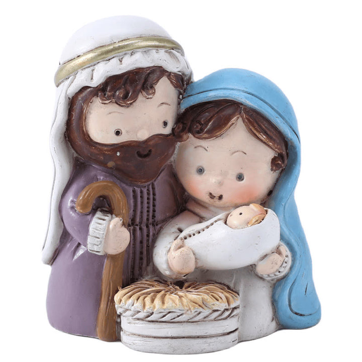 Christianartworkshop Nativity Holy Family Ornaments A - image 1
