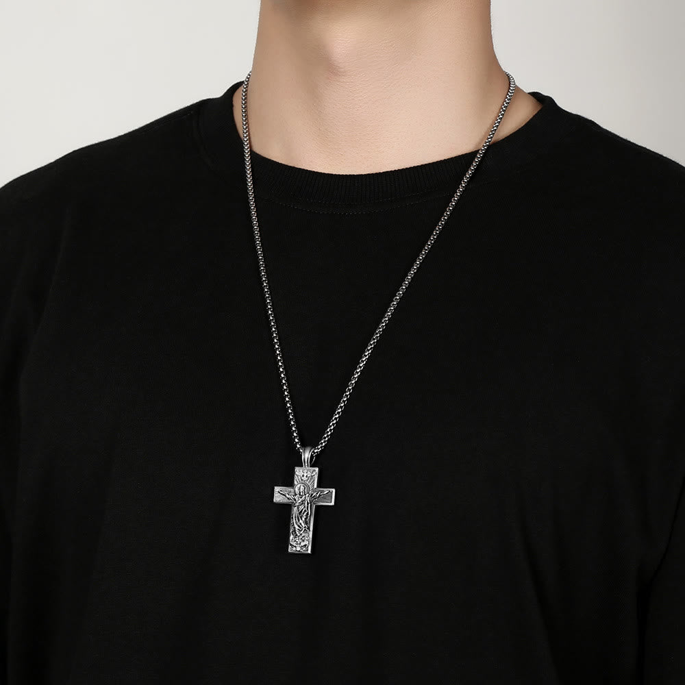 Christianartworkshopthe Jesus Ascension Cross Necklace - image 4