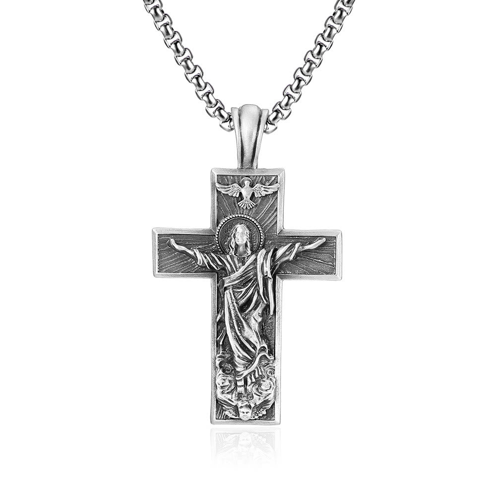 Christianartworkshopthe Jesus Ascension Cross Necklace - image 5