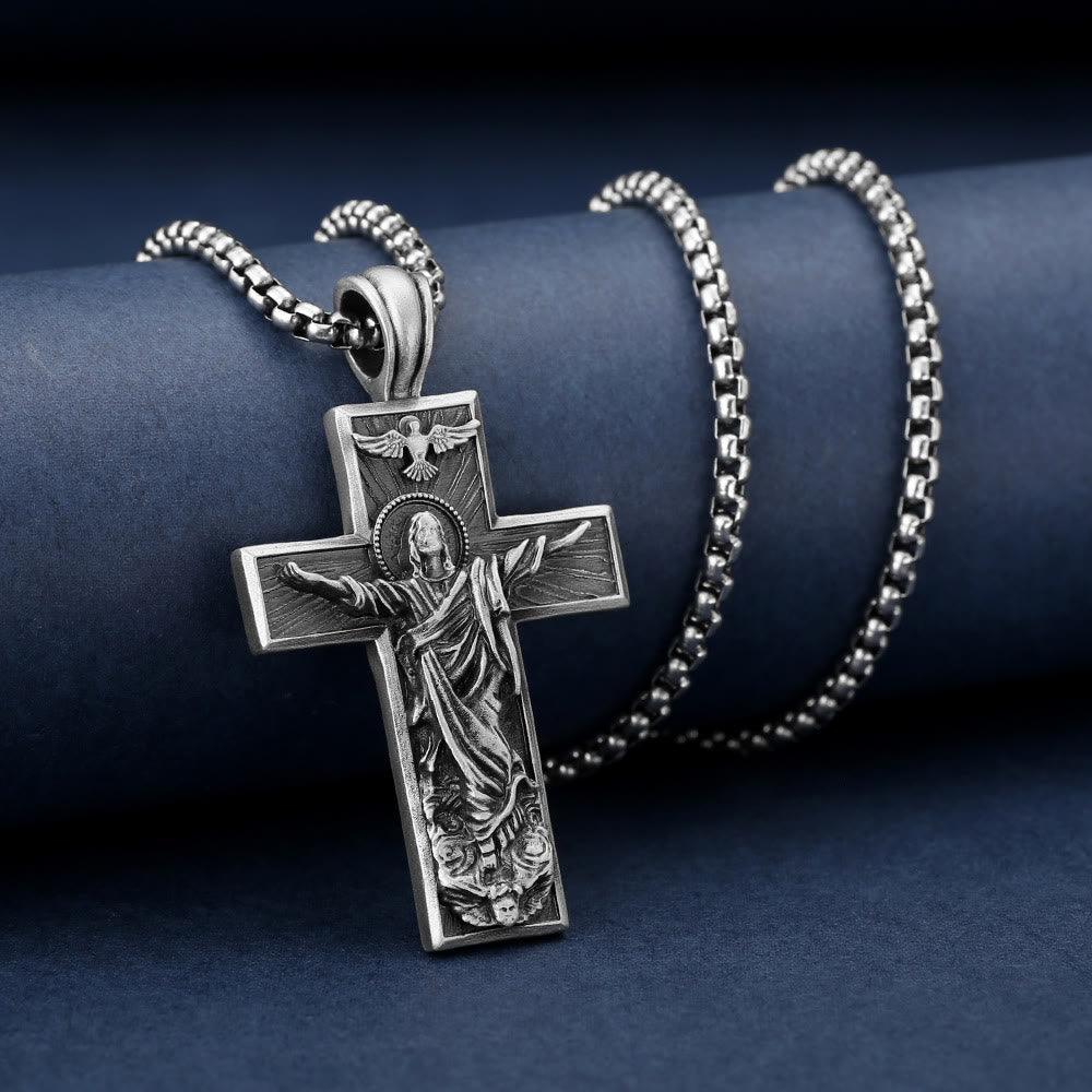 Christianartworkshopthe Jesus Ascension Cross Necklace - image 2