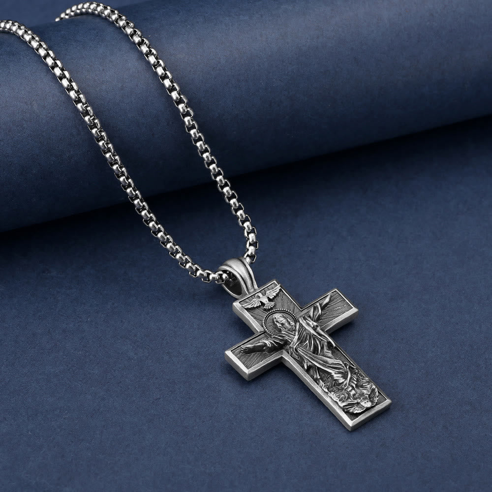 Christianartworkshopthe Jesus Ascension Cross Necklace - image 3